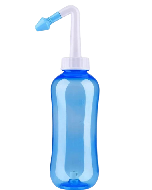 NasalFlush nasal irrigator bottle with saline sachets for sinus rinse in Lebanon

